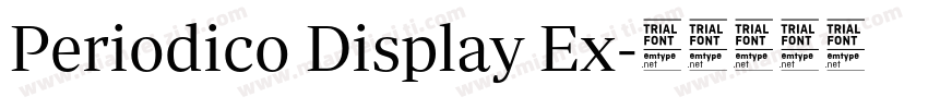 Periodico Display Ex字体转换